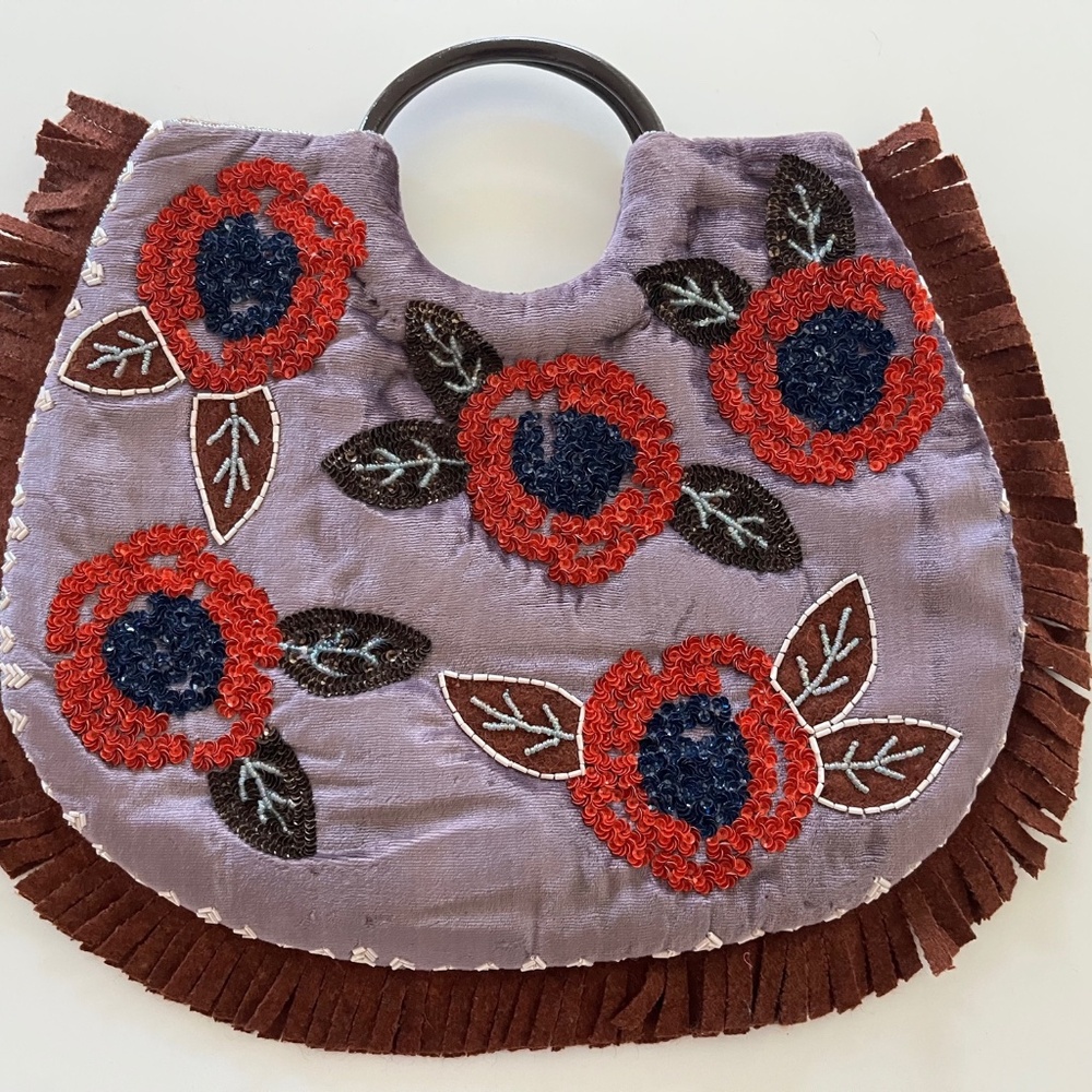 JAMIN PUECH Paris beaded velvet bag - Picture 4 of 4